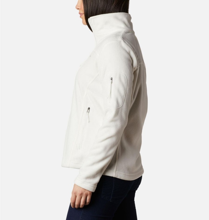 Columbia Fast Trek II Women's Fleece Jacket White | PNVKDH-268