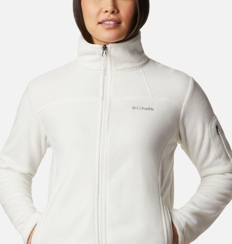 Columbia Fast Trek II Women's Fleece Jacket White | PNVKDH-268