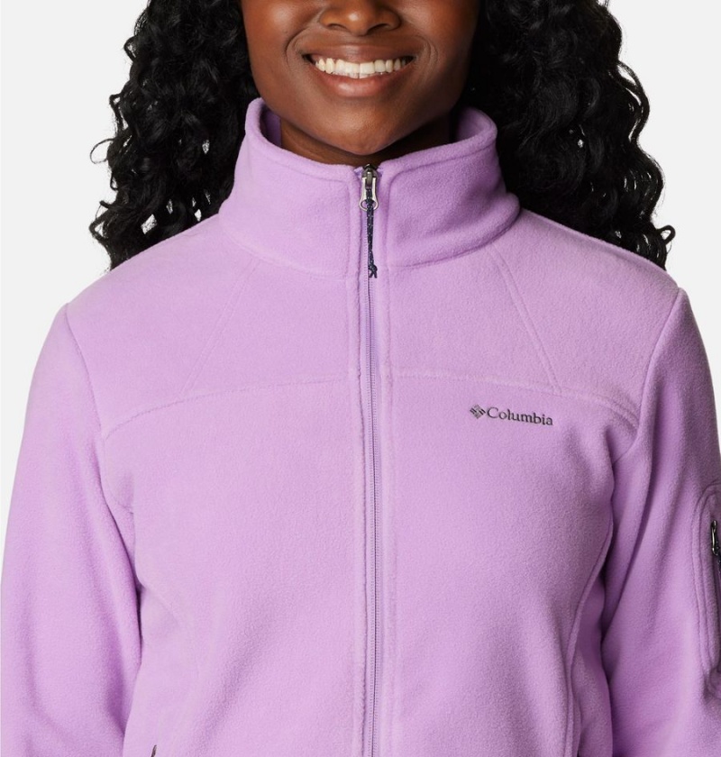 Columbia Fast Trek II Women's Fleece Jacket Purple | WBROYE-376