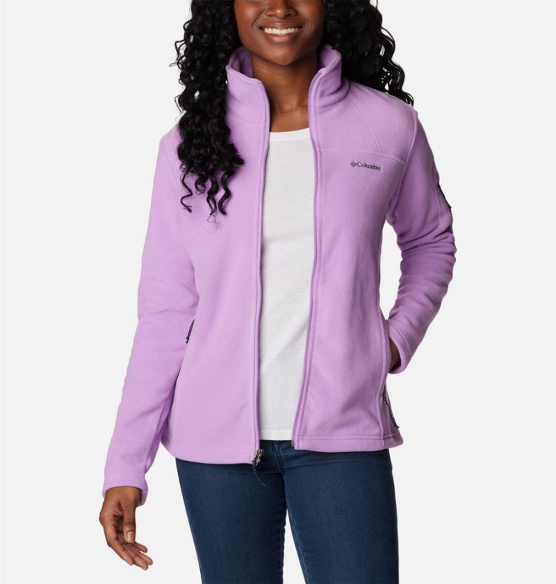 Columbia Fast Trek II Women's Fleece Jacket Purple | WBROYE-376