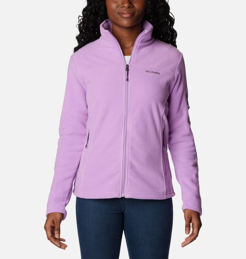 Columbia Fast Trek II Women\'s Fleece Jacket Purple | WBROYE-376