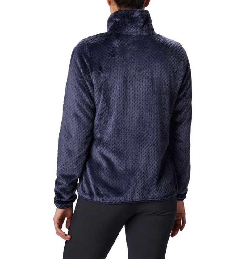 Columbia Fire Side II Sherpa Full Zip Women's Fleece Jacket Navy | DROLWS-148