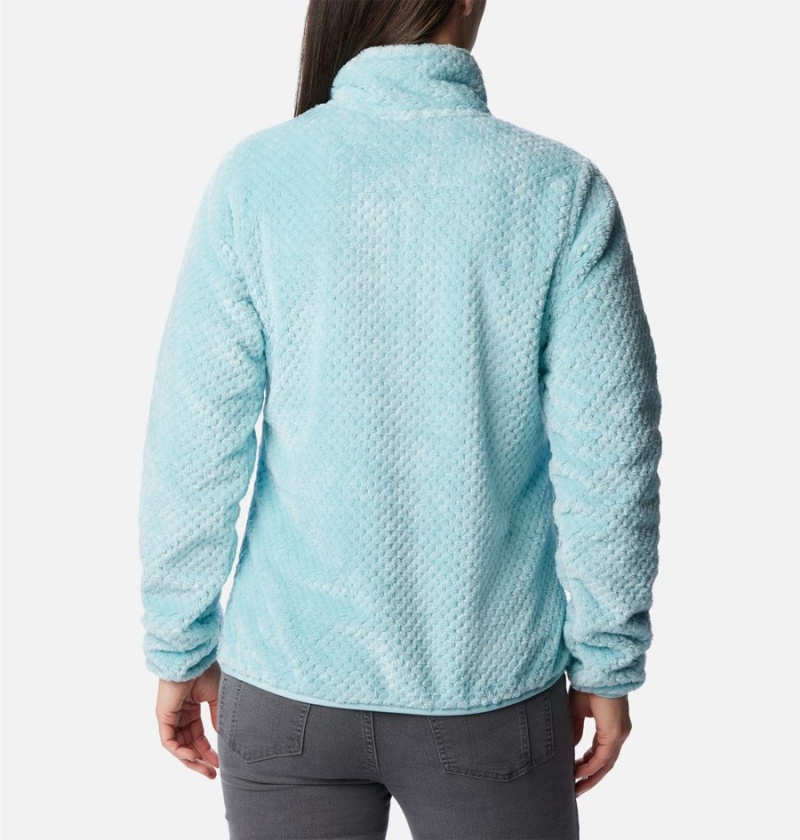Columbia Fire Side II Sherpa Full Zip Women's Fleece Jacket Turquoise | VZUOGR-107