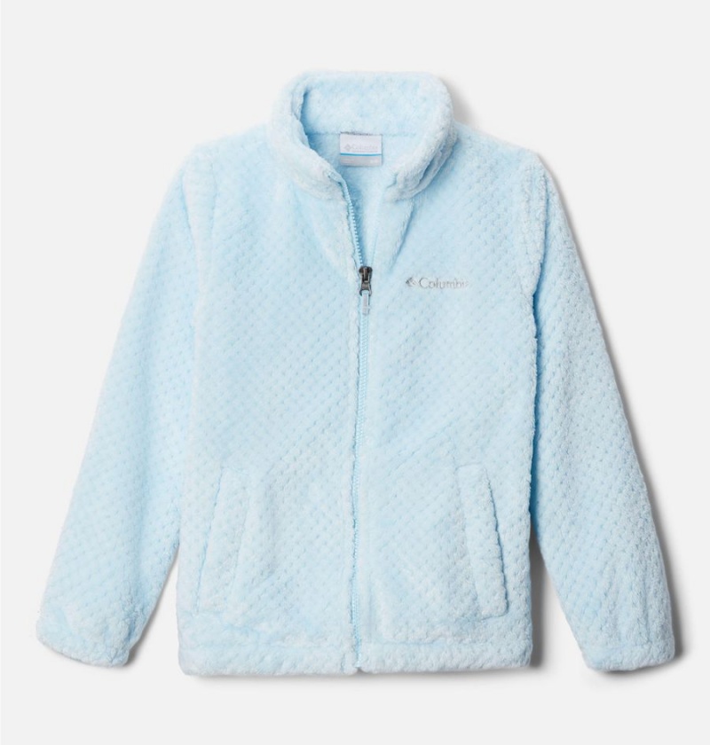Columbia Fire Side Sherpa Kids\' Jacket Blue | TSEGHX-814