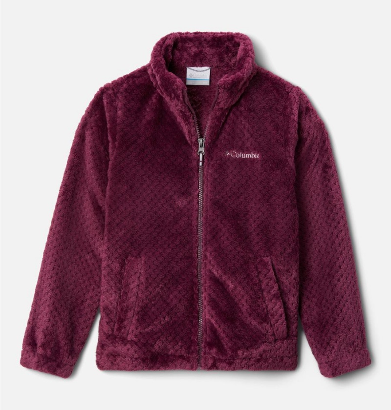Columbia Fire Side Sherpa Kids\' Jacket Coral | DXAUFN-163