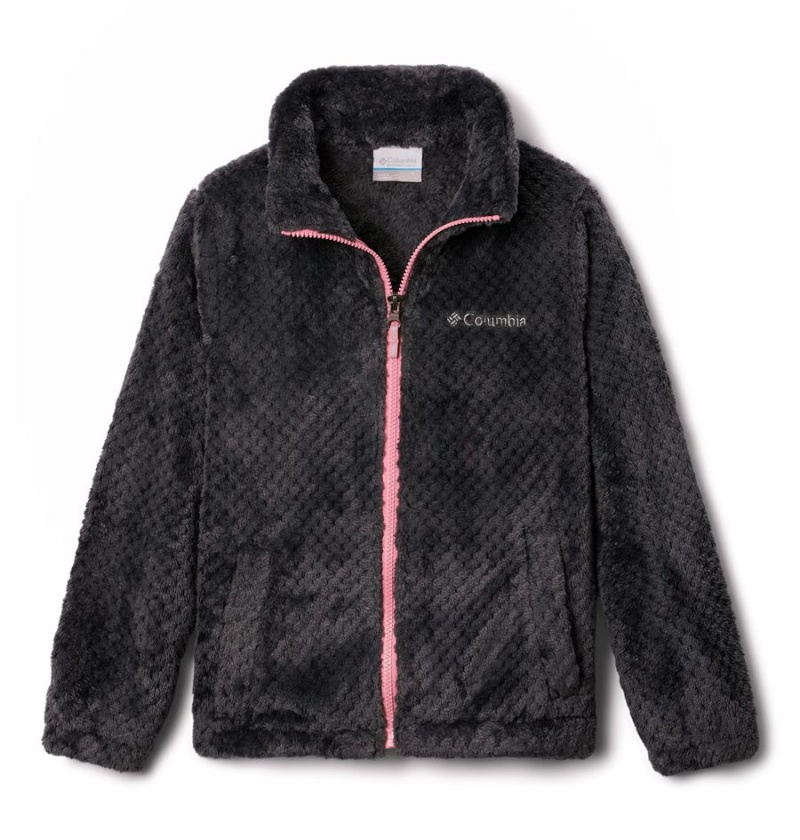Columbia Fire Side Sherpa Kids\' Jacket Grey | EZJGHK-623