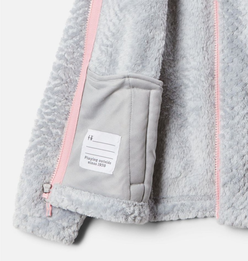 Columbia Fire Side Sherpa Kids' Jacket Grey | NQAIFB-305