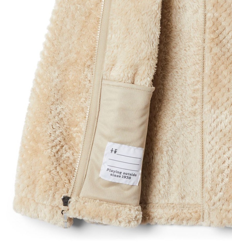 Columbia Fire Side Sherpa Kids' Jacket Khaki | RDWCFE-206