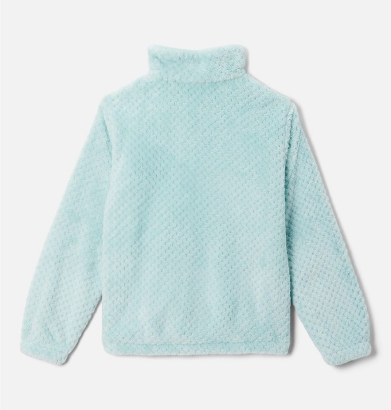 Columbia Fire Side Sherpa Kids' Jacket Turquoise | WHJGSQ-768