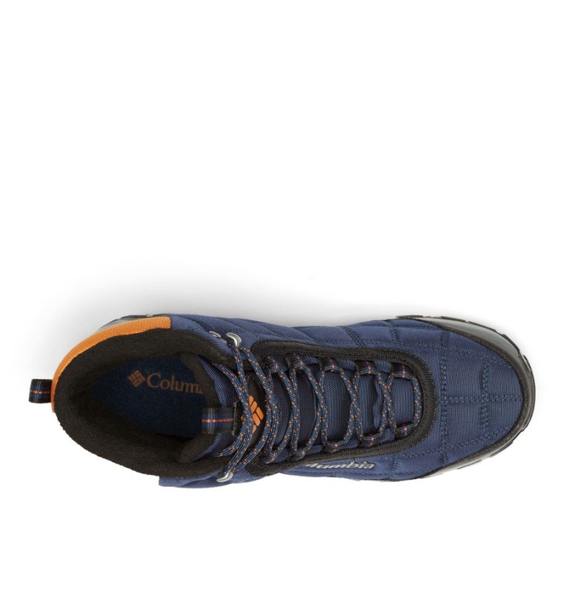Columbia Firecamp Boot Men's Hiking Shoes Navy | BJVOFU-752