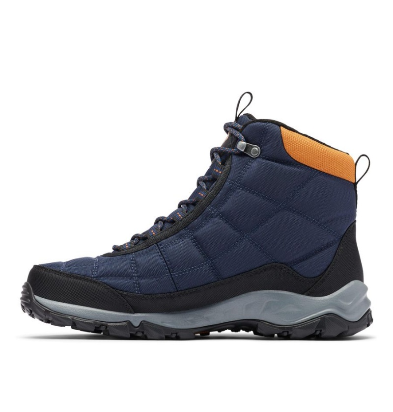 Columbia Firecamp Boot Men's Hiking Shoes Navy | BJVOFU-752