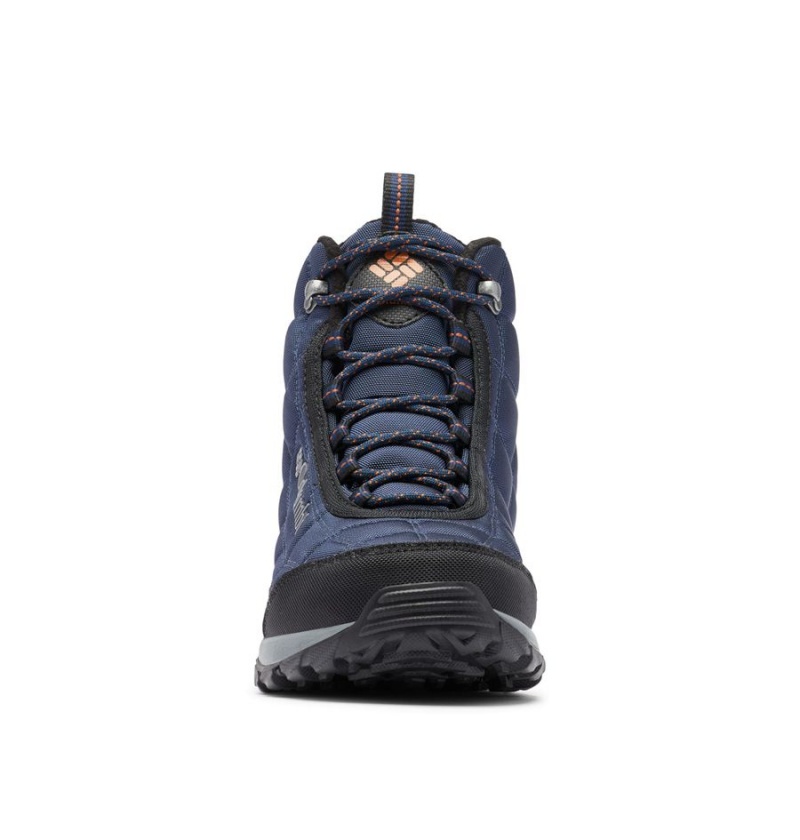 Columbia Firecamp Boot Men's Hiking Shoes Navy | BJVOFU-752