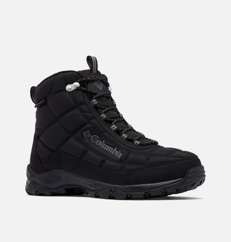 Columbia Firecamp Boot Men's Hiking Shoes Black | JIMGTS-492