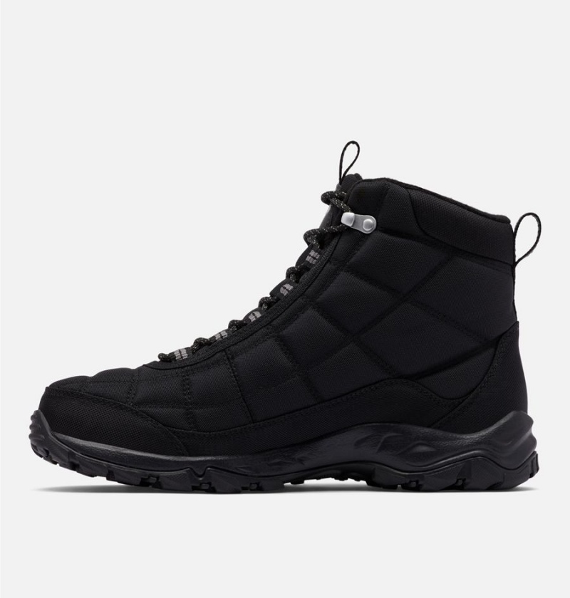 Columbia Firecamp Boot Men's Hiking Shoes Black | JIMGTS-492