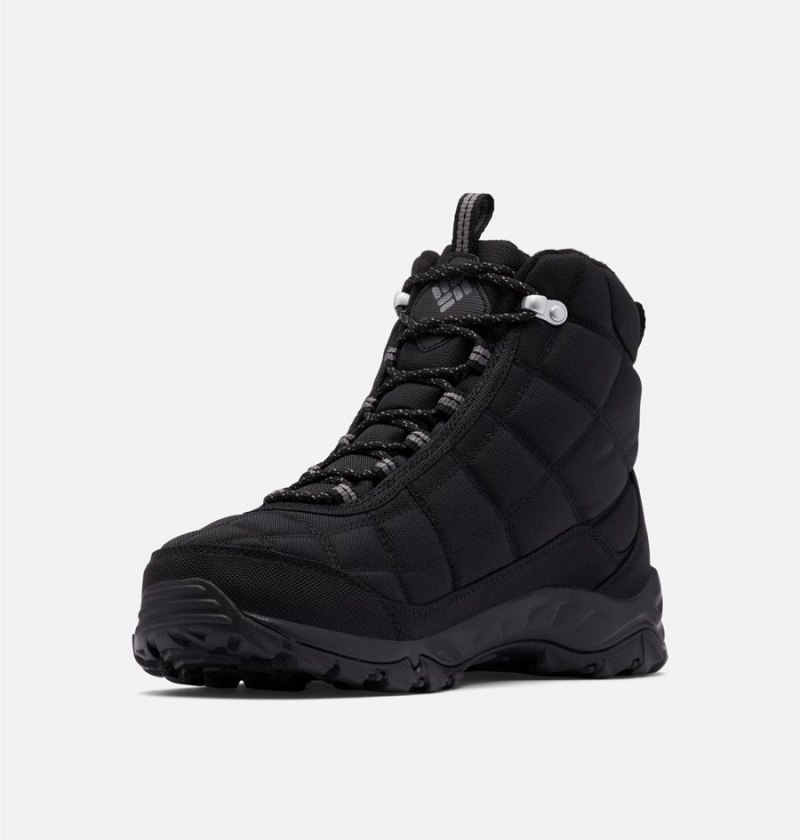 Columbia Firecamp Boot Men's Hiking Shoes Black | JIMGTS-492