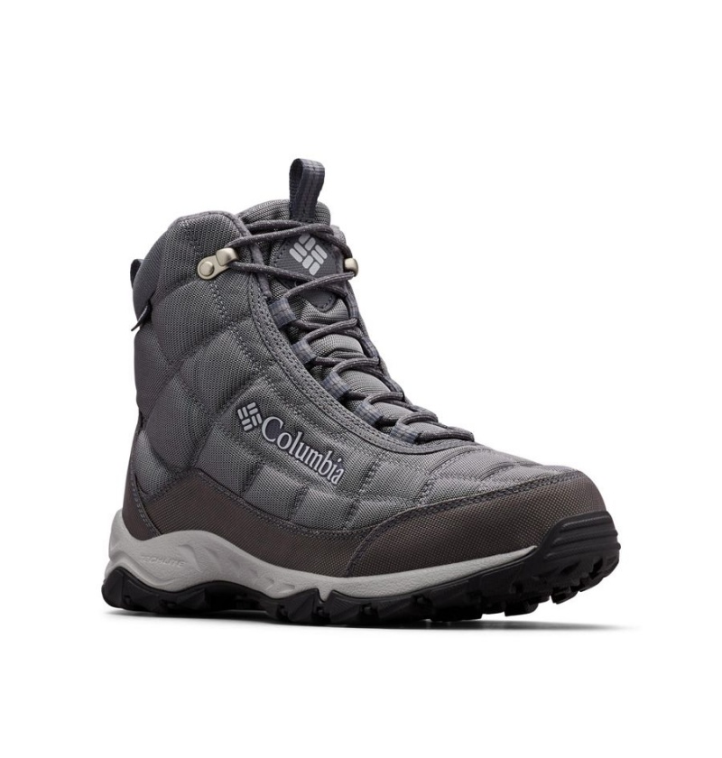 Columbia Firecamp Boot Men's Hiking Shoes Grey | ZGUNOB-839