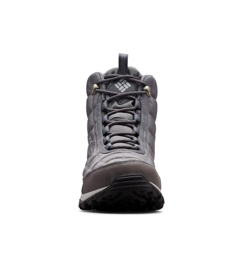 Columbia Firecamp Boot Men's Hiking Shoes Grey | ZGUNOB-839