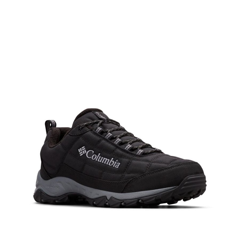 Columbia Firecamp Fleece Lined Men's Hiking Shoes Black | JVLPDR-518