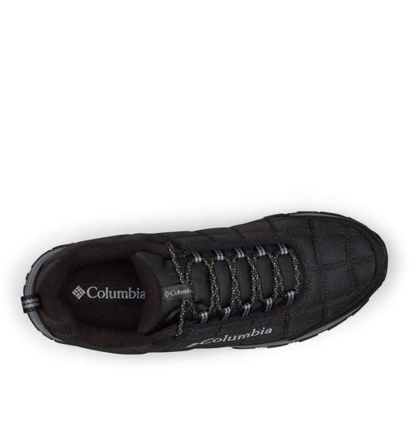 Columbia Firecamp Fleece Lined Men's Hiking Shoes Black | JVLPDR-518