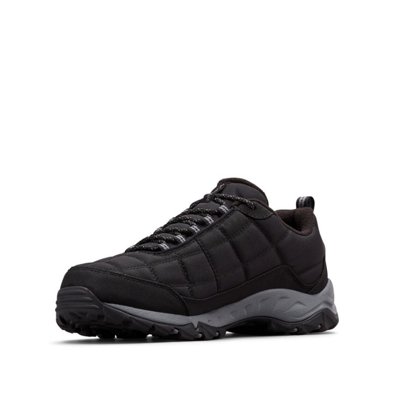Columbia Firecamp Fleece Lined Men's Hiking Shoes Black | JVLPDR-518