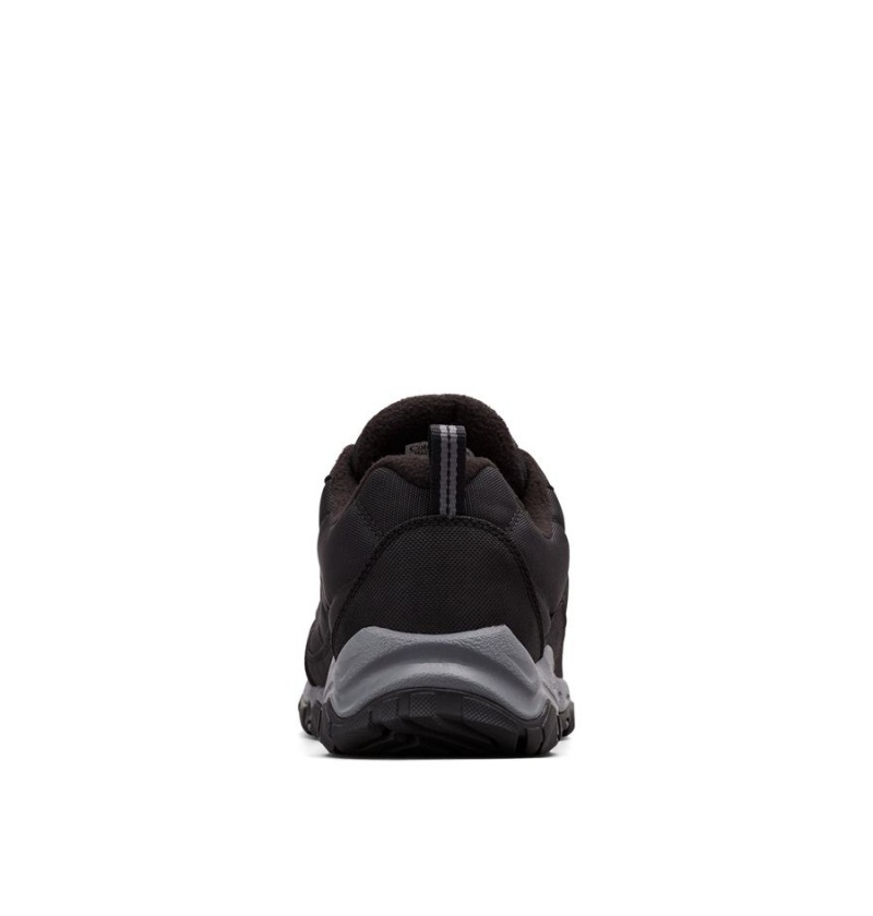 Columbia Firecamp Fleece Lined Men's Hiking Shoes Black | JVLPDR-518
