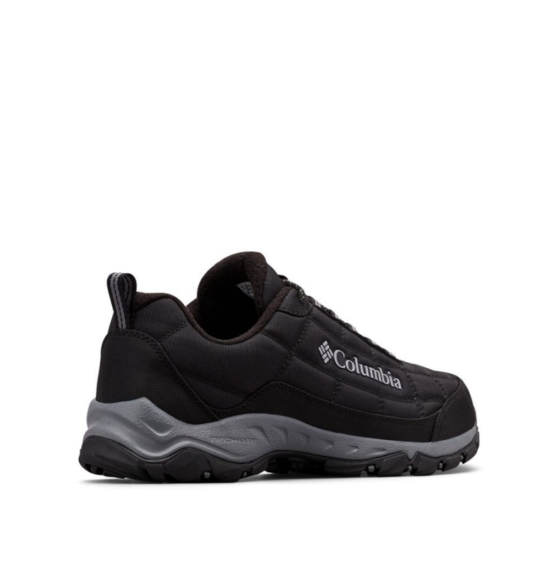 Columbia Firecamp Fleece Lined Men's Hiking Shoes Black | JVLPDR-518