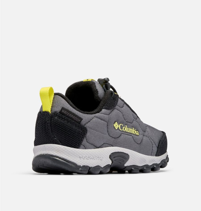 Columbia Firecamp Sledder 3 Waterproof Kids' Sneakers Grey | IDHXYT-691