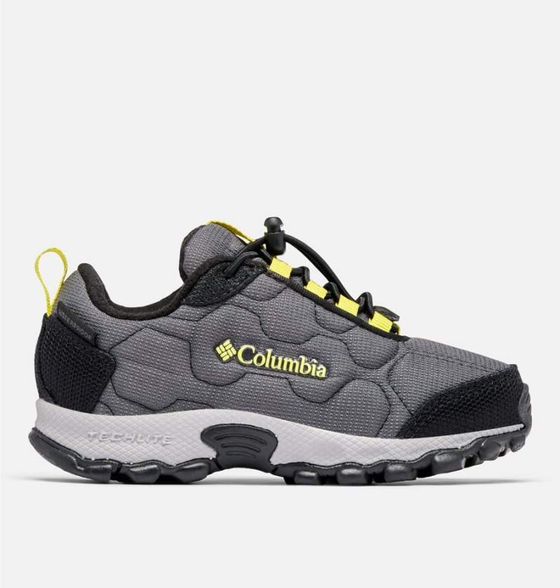 Columbia Firecamp Sledder 3 Waterproof Kids\' Sneakers Grey | IDHXYT-691