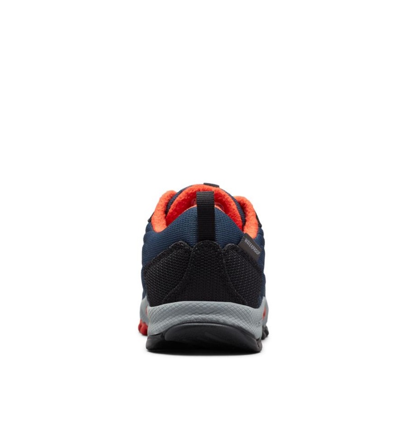 Columbia Firecamp Sledder 3 Waterproof Kids' Sneakers Navy | HPWVMX-257