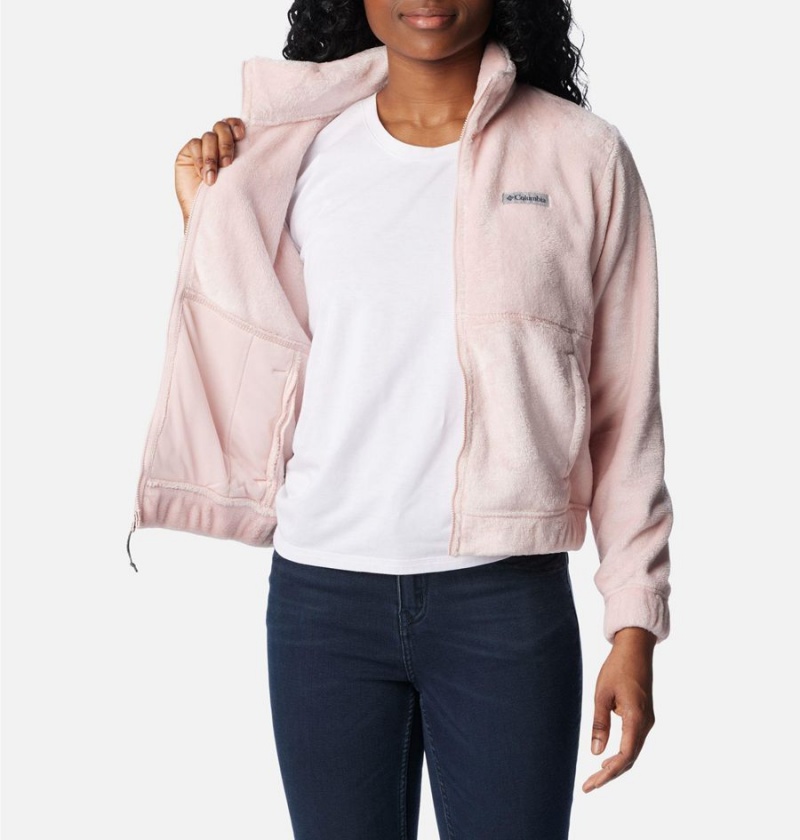 Columbia Fireside Full Zip Women's Fleece Jacket Pink | FTJMEW-412