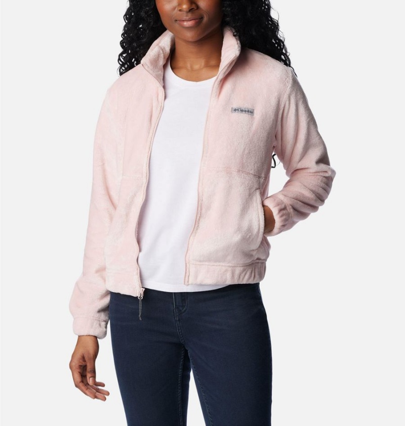 Columbia Fireside Full Zip Women's Fleece Jacket Pink | FTJMEW-412