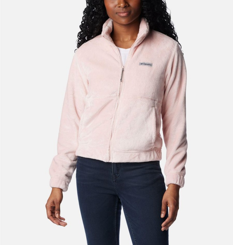 Columbia Fireside Full Zip Women\'s Fleece Jacket Pink | FTJMEW-412