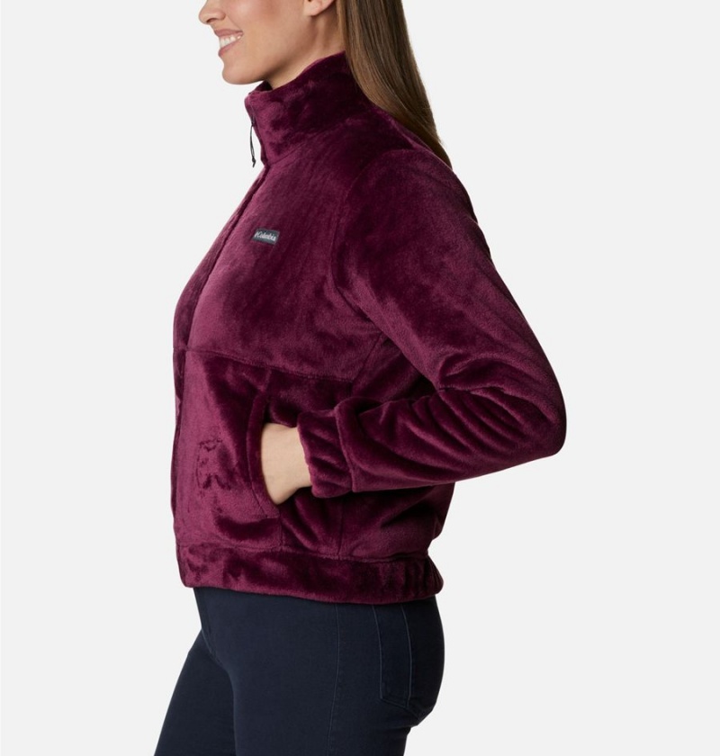 Columbia Fireside Full Zip Women's Fleece Jacket Purple | BSNXLG-316
