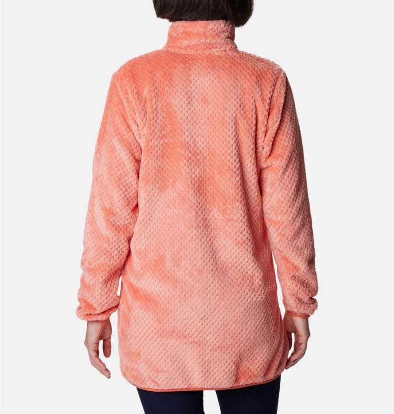 Columbia Fireside Long Full Zip Women's Fleece Jacket Coral | TGPRIQ-971