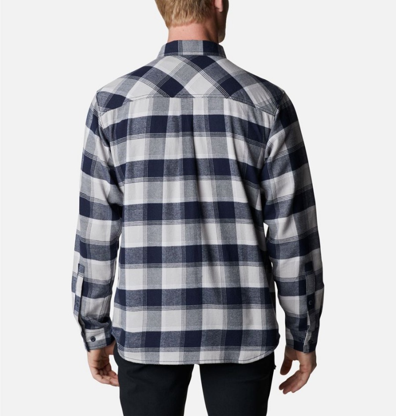 Columbia Flare Gun Flannel Long Sleeve - Dallas Cowboys Men's Shirt White | JVHUMP-289