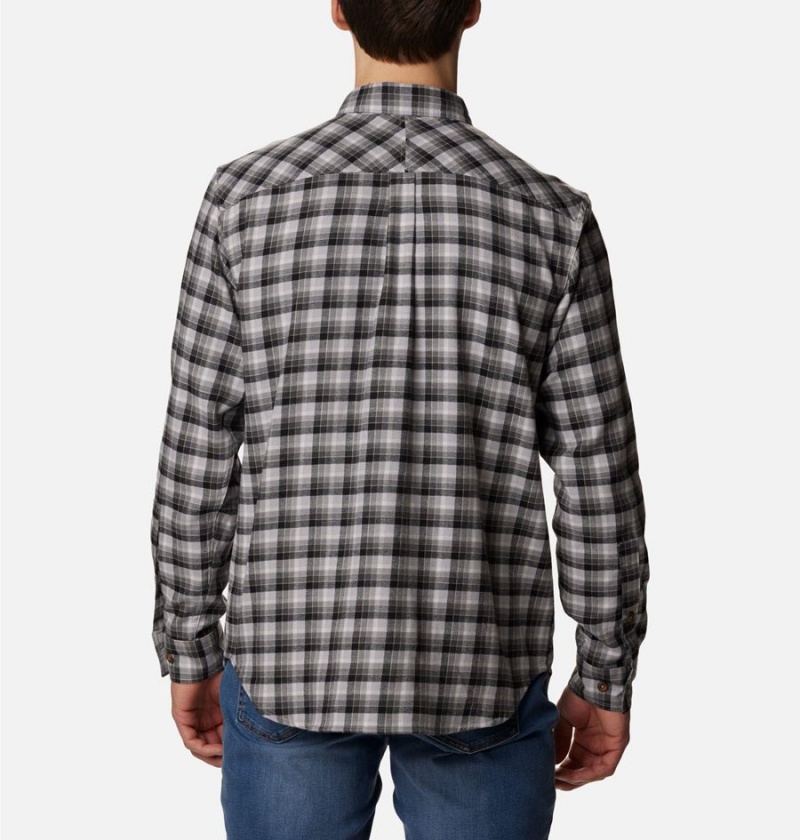 Columbia Flare Gun Stretch Flannel Men's Shirt Grey | UELRNI-403