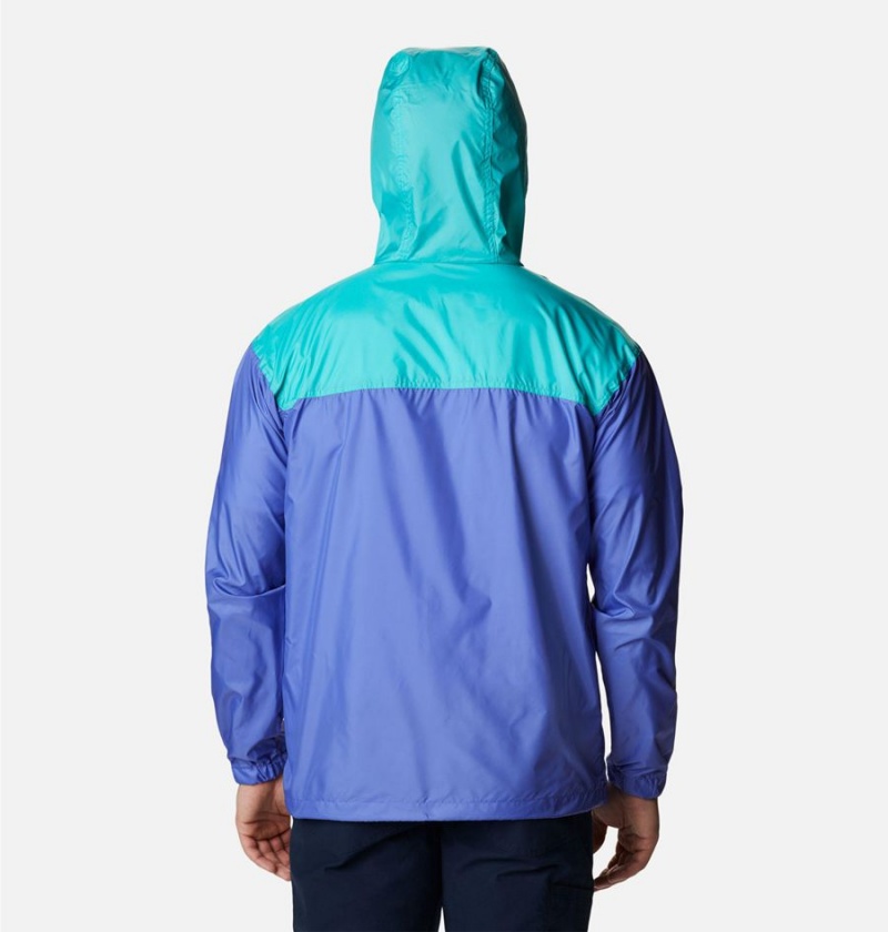Columbia Flash Challenger Anorak Jacket Men's Windbreaker Purple | DKPFWQ-246