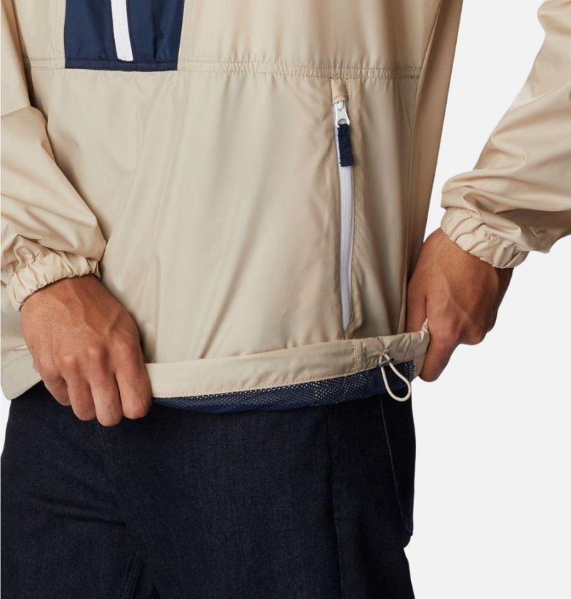 Columbia Flash Challenger Anorak Jacket Men's Windbreaker Khaki | XOMSBI-275
