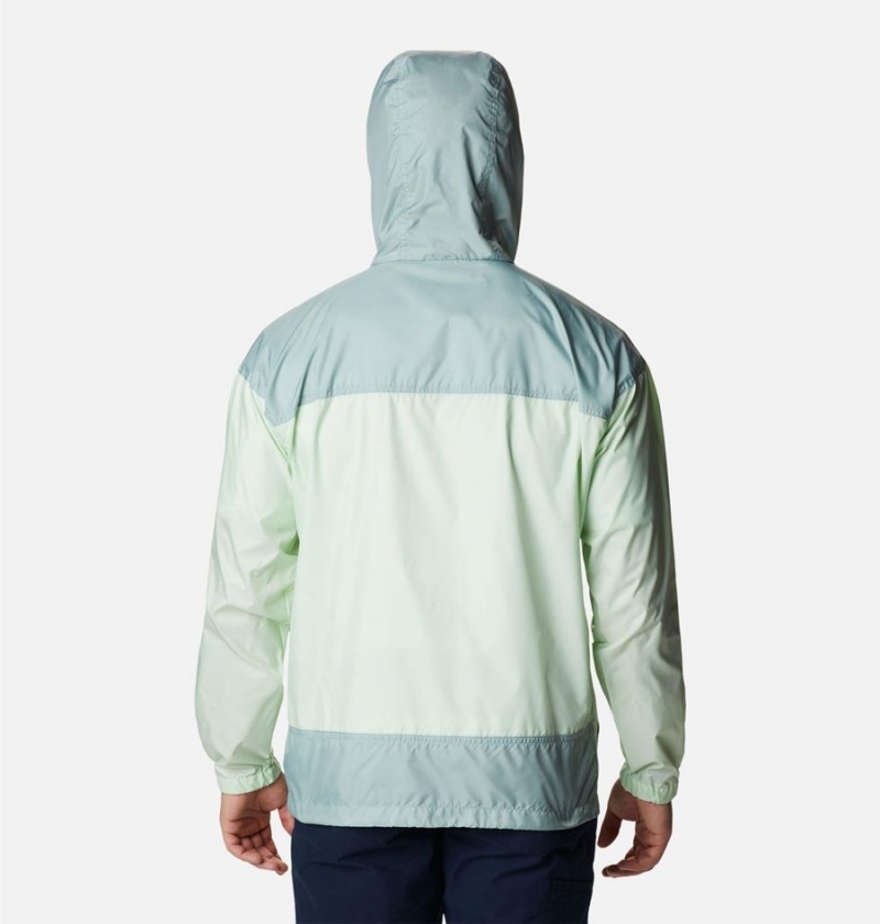 Columbia Flash Challenger Jacket Men's Windbreaker Green | HJCXTK-862