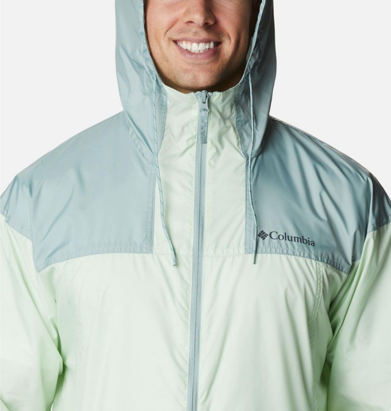 Columbia Flash Challenger Jacket Men's Windbreaker Green | HJCXTK-862