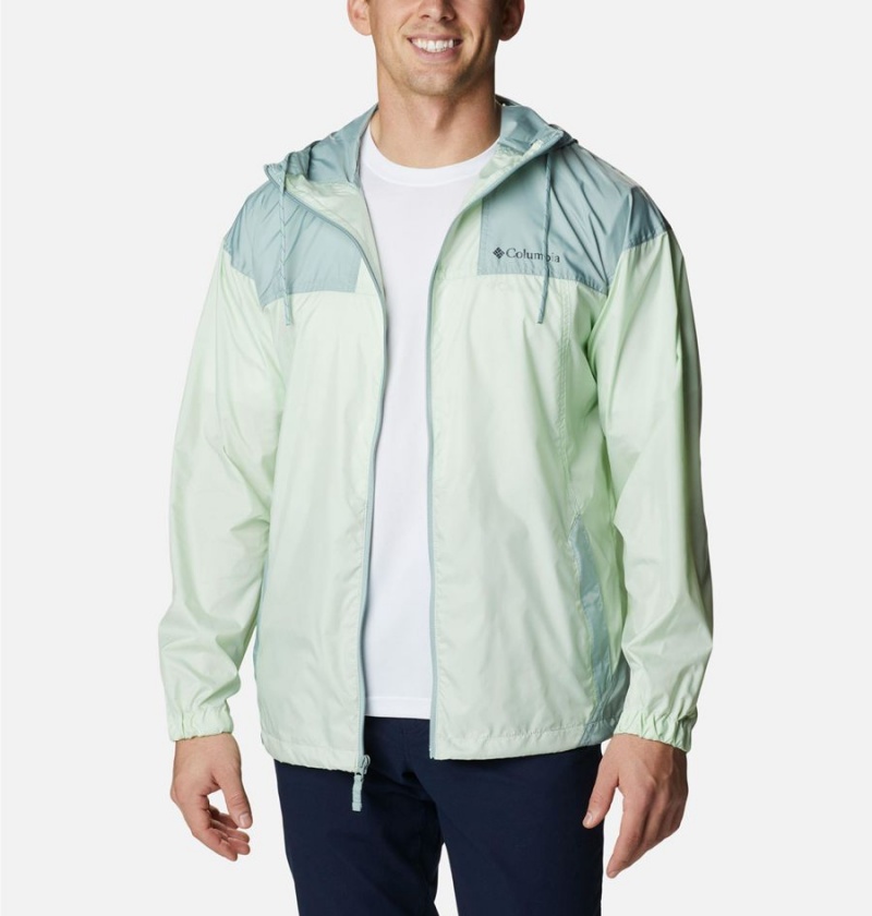 Columbia Flash Challenger Jacket Men's Windbreaker Green | HJCXTK-862