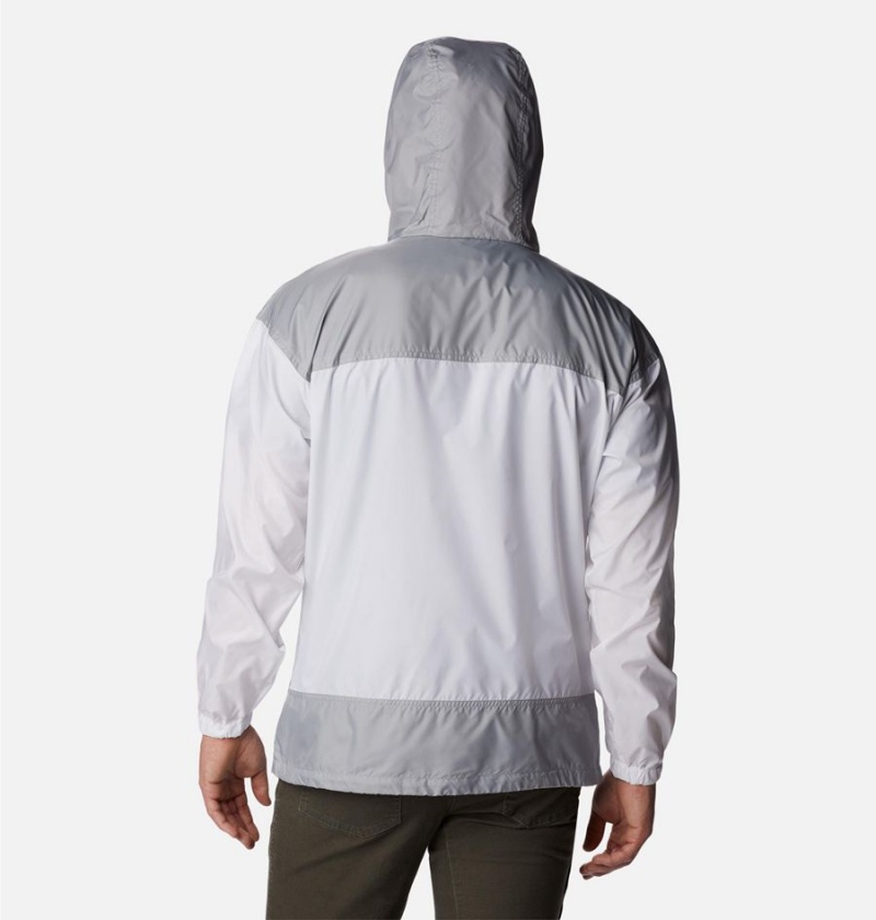 Columbia Flash Challenger Jacket Men's Windbreaker White | RABTIS-620