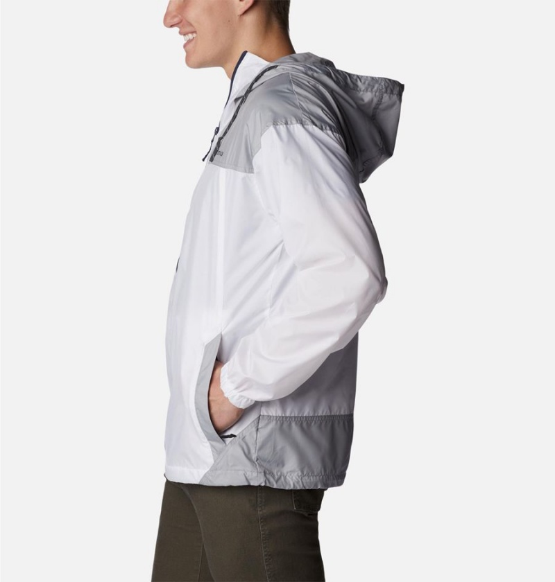 Columbia Flash Challenger Jacket Men's Windbreaker White | RABTIS-620