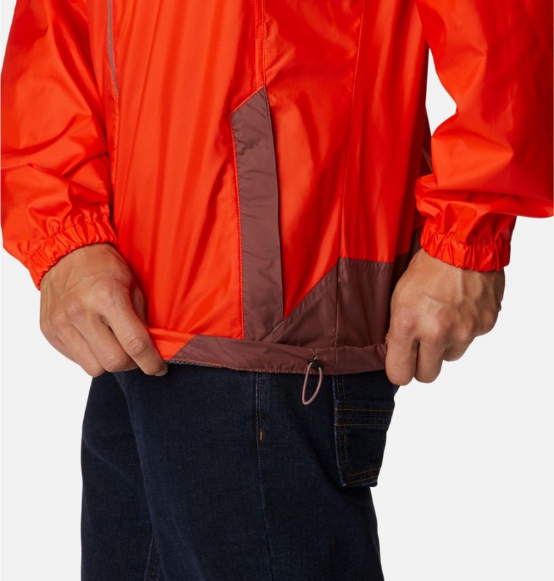 Columbia Flash Challenger Jacket Men's Windbreaker Red | JOWNLM-028