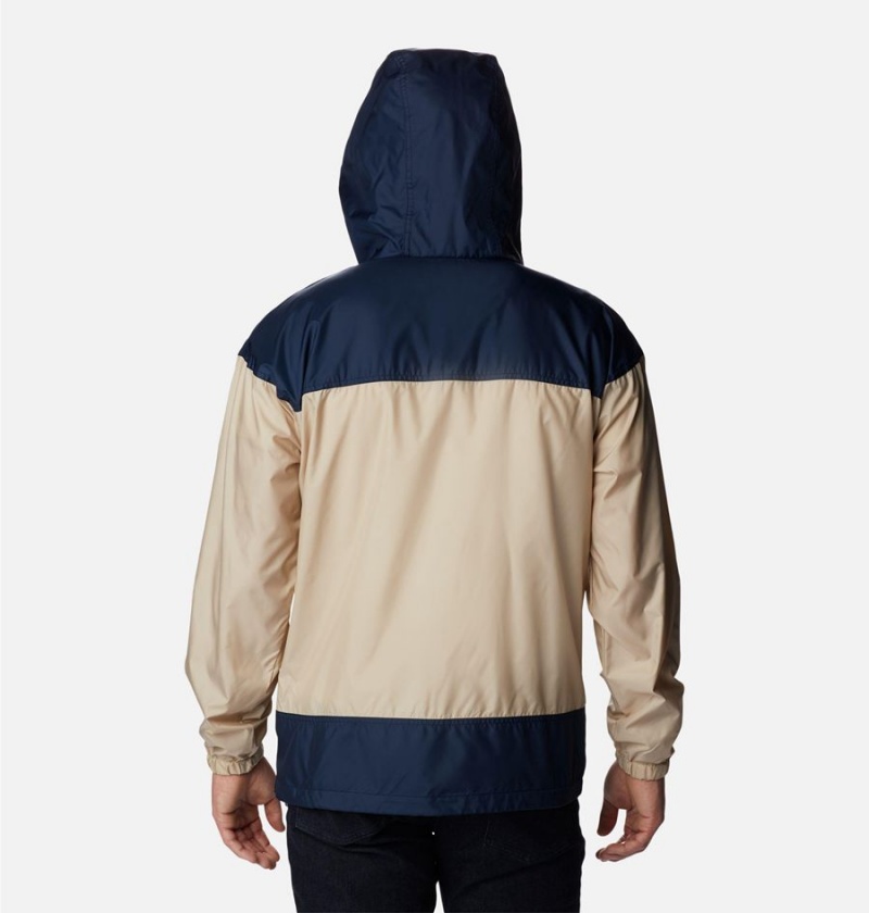 Columbia Flash Challenger Jacket Men's Windbreaker Khaki | WXDJCV-573