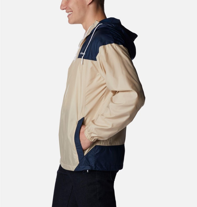 Columbia Flash Challenger Jacket Men's Windbreaker Khaki | WXDJCV-573