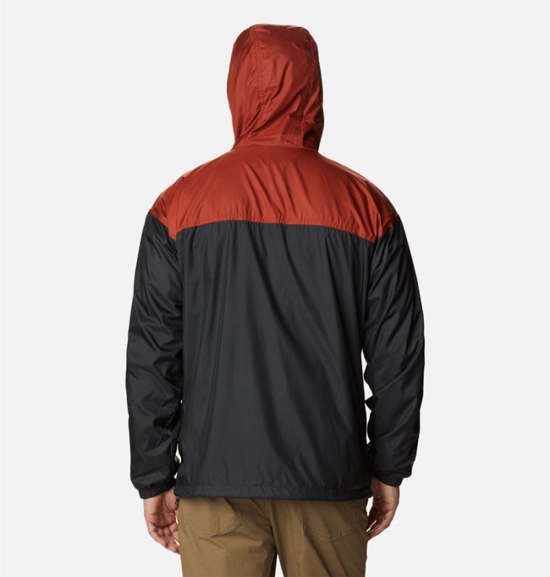 Columbia Flash Challenger Lined Men's Windbreaker Red | LHSBOW-718