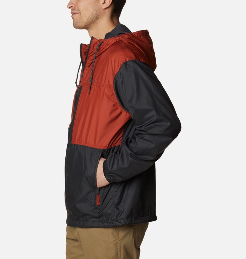 Columbia Flash Challenger Lined Men's Windbreaker Red | LHSBOW-718