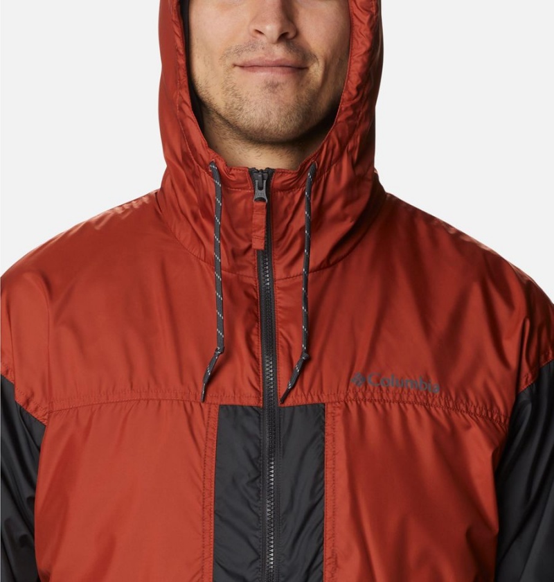 Columbia Flash Challenger Lined Men's Windbreaker Red | LHSBOW-718