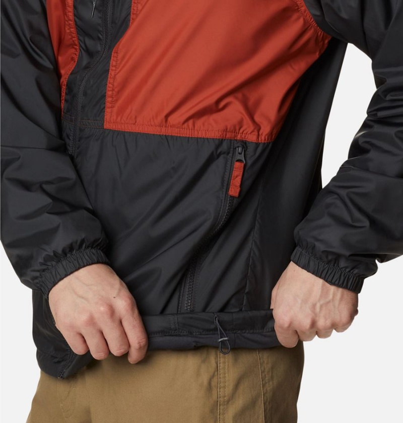 Columbia Flash Challenger Lined Men's Windbreaker Red | LHSBOW-718